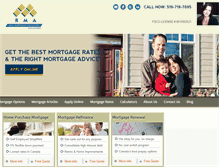 Tablet Screenshot of mortgagesbydana.com